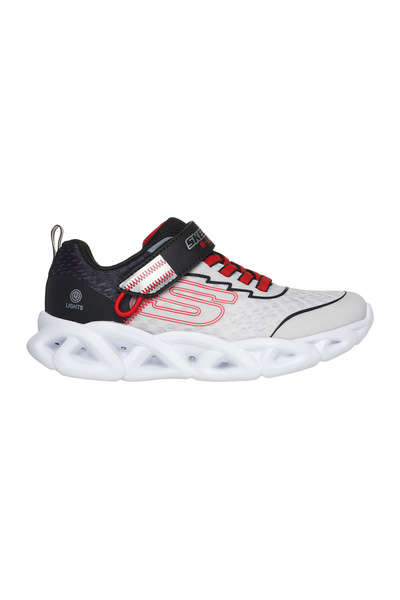 SKECHERS TWISTY BRIGHTS 2.0-LIGHT GRAY RED