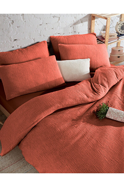 destinyhometex Premium 100% Cotton Double Muslin Duvet Cover Set 200X220 cm