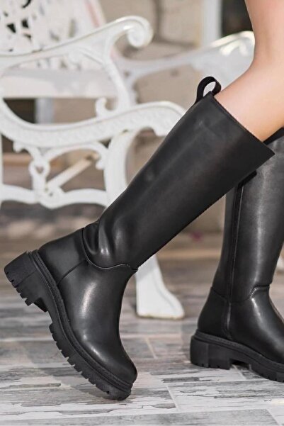 yezy shoes Жіночі чоботи з товстою підошвою та блискавкою