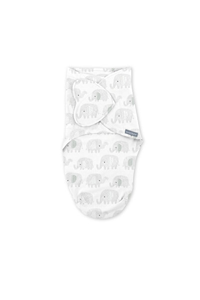 Ingenuity Sistem de înfășat Swaddle Me 0-3 luni, colecția Monogram, Scribble Elephant