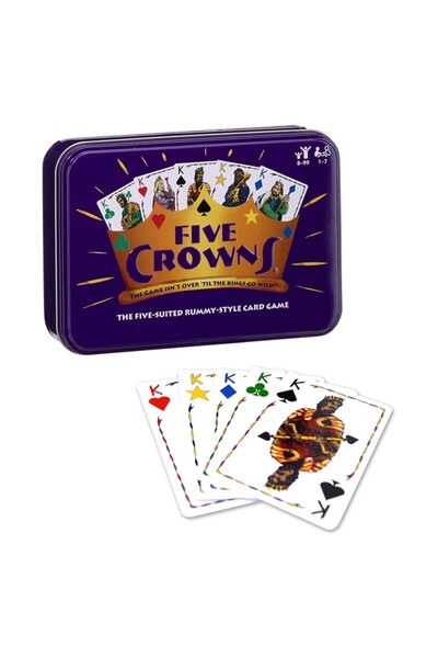 Choice A Board Game The Game Isn'T Over Until The Kings Go Wild 5 Suited Rummy-Style Card Game Christmas D.