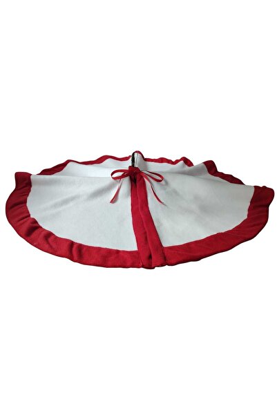 MODA NUR Christmas Tree Bottom Cover, Pine Tree Foot Carpet Cover, White Color, Plush 80 cm