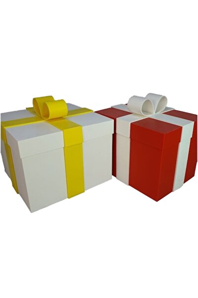 OEM Set Cutii de Craciun iluminate LED in culori calde proiectate 3D