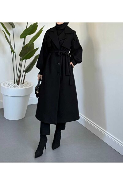 TESETTÜR AKBAŞ Cepkenli Astarlı Kaban