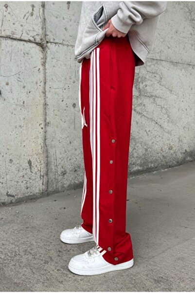 serline Φαρδιά αθλητική φόρμα με λεπτομέρεια με ριγέ κουμπιά