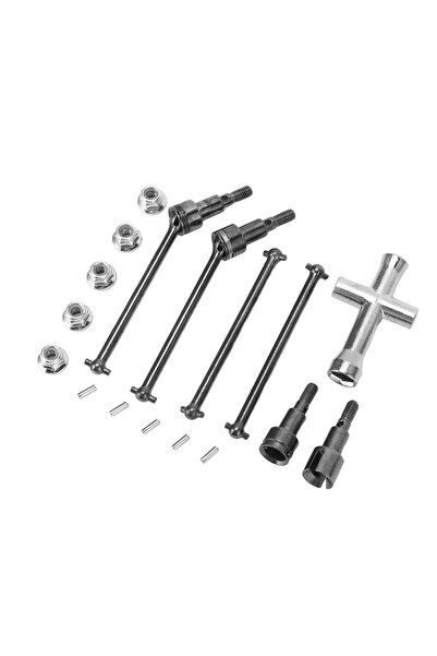 Choice as picture RC Front Rear Drive Shaft Set Steel CVD Driveshaft for SCY 16101 16102 16103 16201PRO 1/1