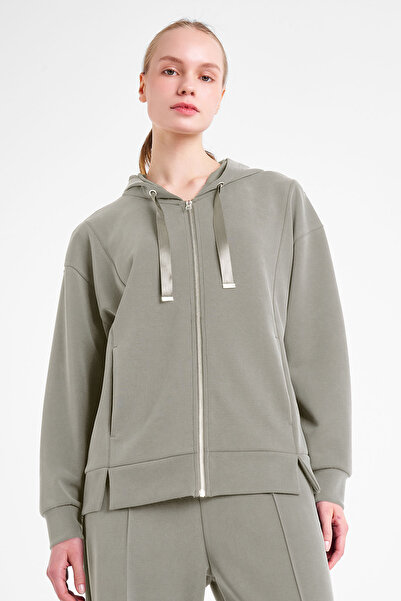 Lescon Γυναικείο φούτερ με κουκούλα με φερμουάρ 25N-2103