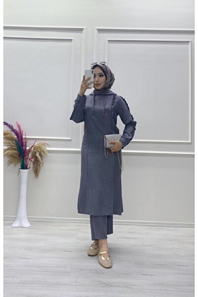 moda acar Linen Ayrobi̇n Fabric Set