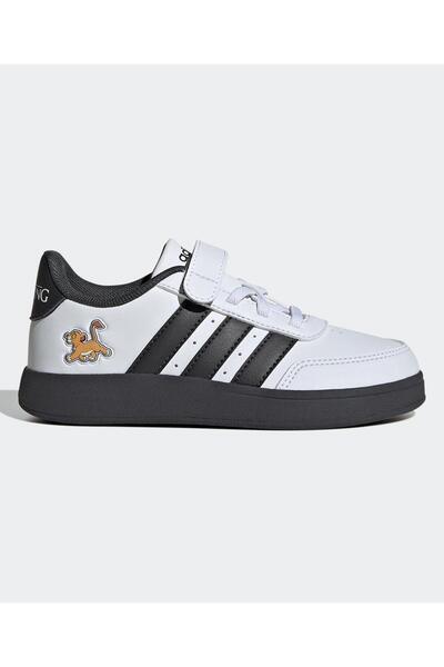 adidas حذاء بريك نت ديزني الأسد الملك ذو الرباط المرن - أسود وأبيض