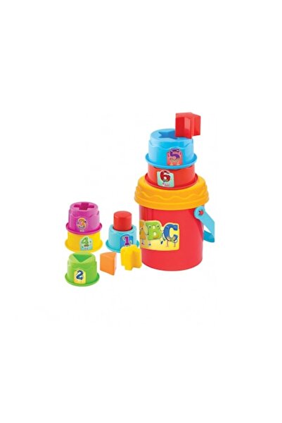 DEDE Cheerful Towers 14-piece pyramid