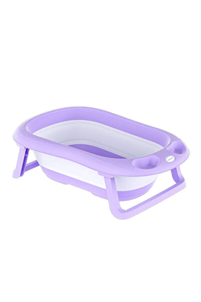 LITTLE ANGEL - حوض استحمام قابل للطي للأطفال حديثي الولادة - بنفسجي