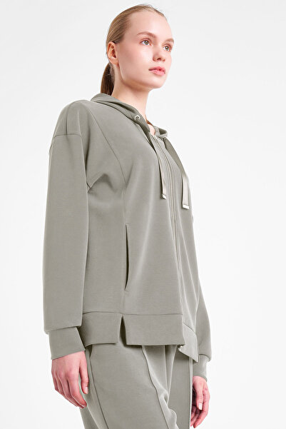 Lescon Γυναικείο φούτερ με κουκούλα με φερμουάρ 25N-2103