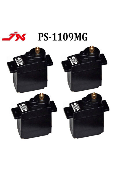 Choice 4PCS PS-1109MG 4PCS JX PS-1109MG 9g Metal Gear Analog Servo Motor for 1/18 RC Car Boat Robot Arm Hel