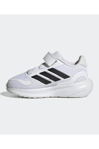 adidas حذاء Runfalcon 5 بإغلاق فيلكرو - أبيض