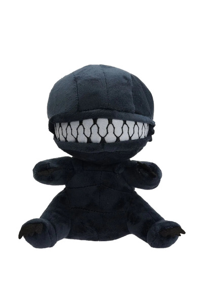 Choice دمية قطيفة كرتونية محشوة ناعمة على شكل كائن فضائي زينومورف أسود مقاس 2...