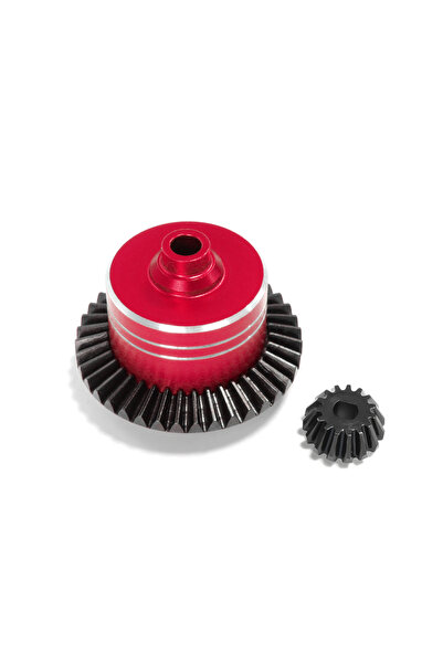 Choice red RS RC Metal Differential Case with Steel Main Gear Spur Gear for Tamiya TT02 TT02B XV02 1/10 RC