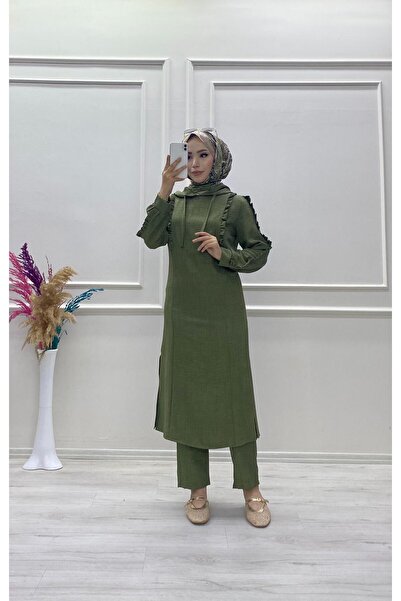 moda acar مجموعة قماش الكتان أيروبين