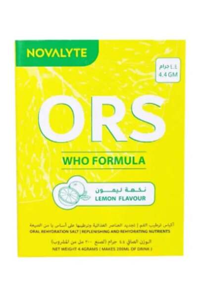 NOVALYTE أكياس 4.4 جرام أورس ليمون 10 أكياس