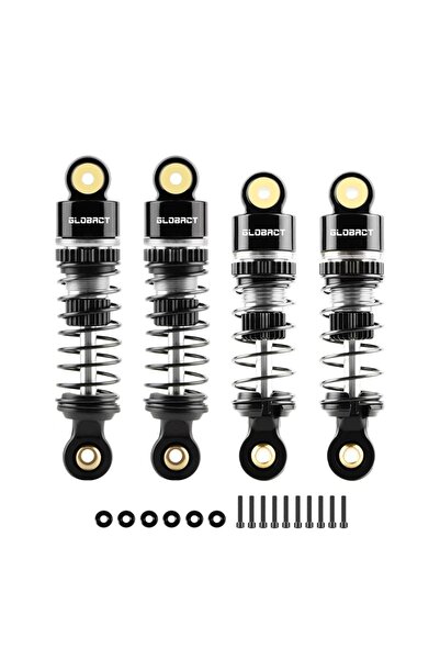 Choice ممتص صدمات زيتي من الألومنيوم باللون الأسود والفضي من GLOBACT RC لـ LO...