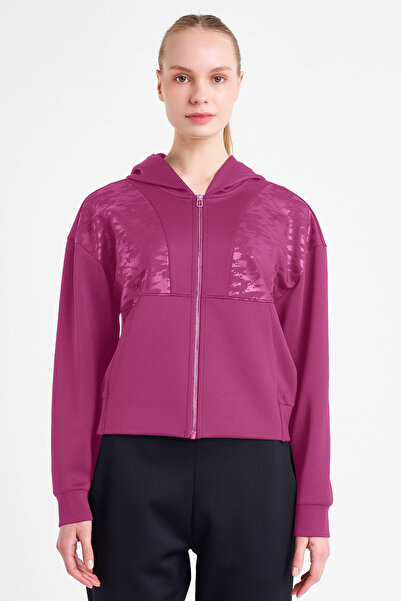 Lescon Women's Zippered Hooded Sweatshirt 25N-2125