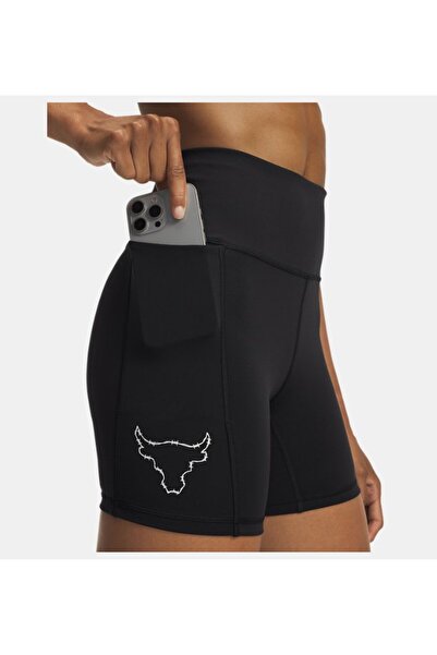 Under Armour Kadın UA Project Rock Middie Kısa Tayt 6005086-002