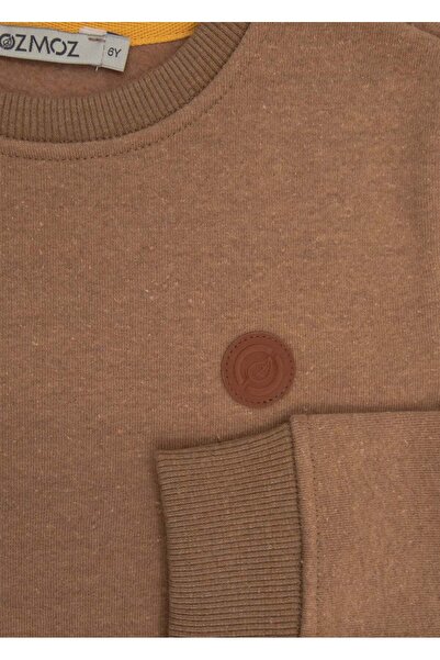 Ozmoz By Mukadder Özden Reborn Recycled Winter Boys' Sweatshirt Light Brown