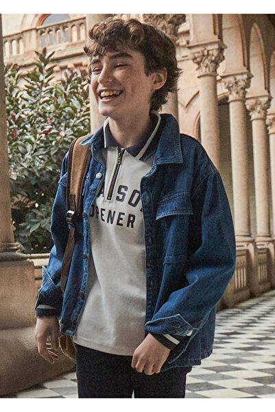 MAYORAL قميص جينز للأولاد باللون الأزرق 7105