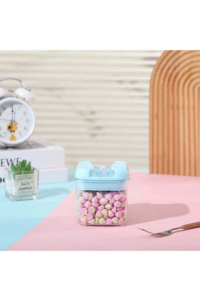 FreshBox Airtight containers 5 pcs, blue lid |