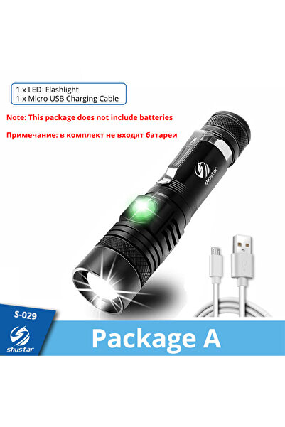 Choice مجموعة V6 الأكثر سطوعًا مصباح يدوي LED فائق السطوع مع حبات مصباح XP-L V6 LED ومصباح يدوي مقاوم للماء