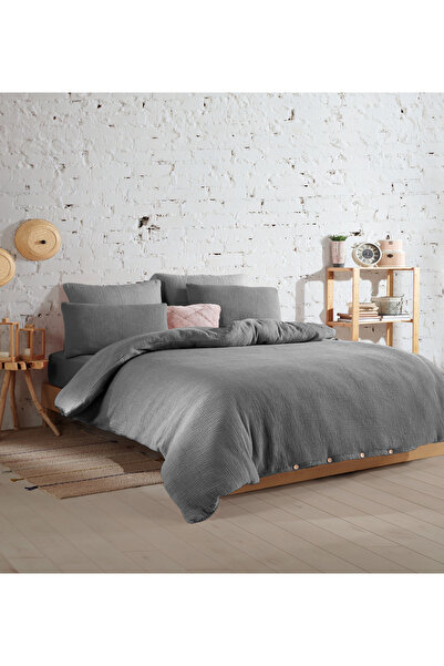 destinyhometex Premium 100% Cotton Double Muslin Duvet Cover Set 200X220 cm