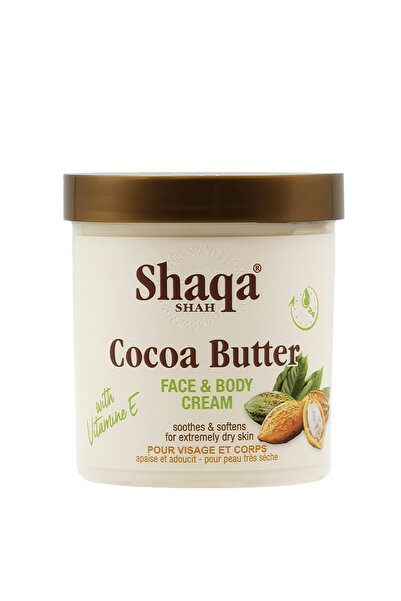 Shaqa Shah Crema pentru corp si fata cu unt de cacao Cocoa Butter Face & Body Cream 500 ml