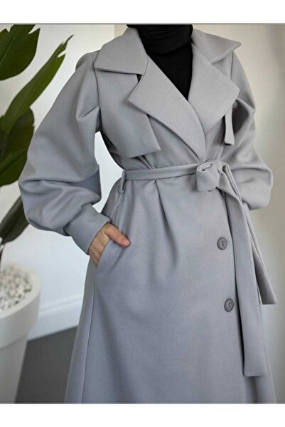 TESETTÜR AKBAŞ Cepkenli Astarlı Kaban