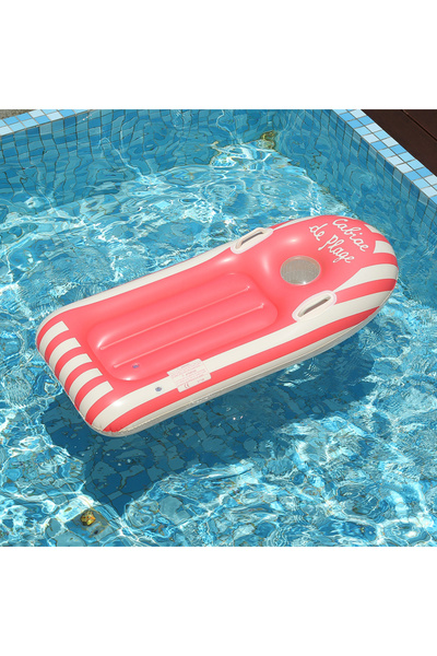 Choice لوح ركوب أمواج قابل للنفخ وقابل للطي باللون الوردي، قطعة واحدة، مع مقا...