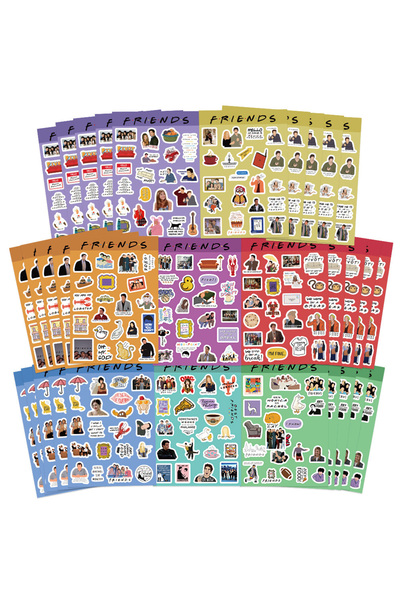 Choice 16 ورقة 8/16 ورقة ملصقات مسلسل الأصدقاء التلفزيوني جرافيتي اصنعها بنفس...