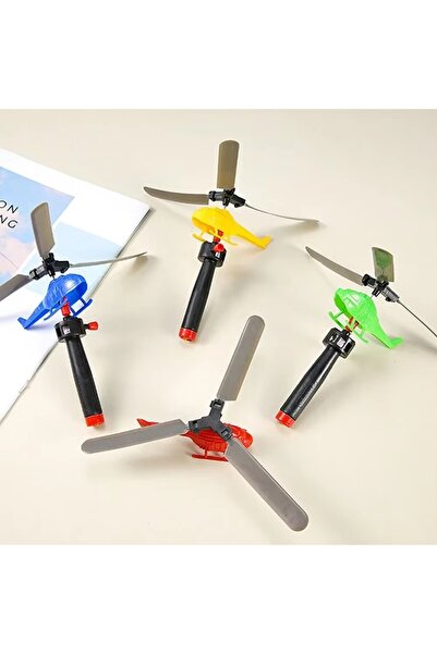 Choice 1 قطعة لون عشوائي 1/3/6 قطع أطفال ألعاب رياضية خارجية طائرة مقبض سحب س...