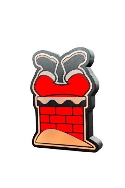 OEM Cutie cu LED-uri - „Mos Craciun Blocat in Horn„