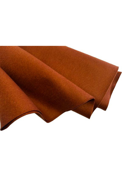 feltland Fetru/pasla din lana 100%, moale 1.2mm, 50*160cm - maro ciocolatiu
