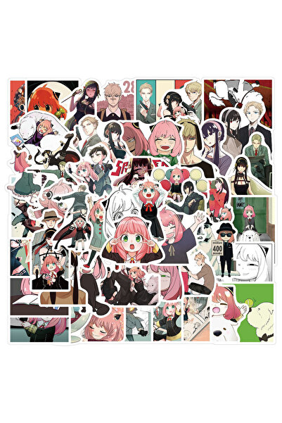 Choice1 بانداي 50 قطعة (10/30/50 قطعة) ملصقات أنمي مضحكة من سلسلة جاسوس × عائ...