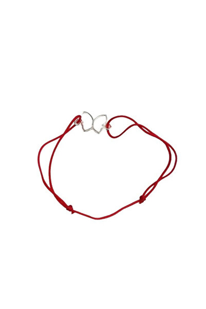 Jolie Silver Brățară Șnur Argint Fluturaș |