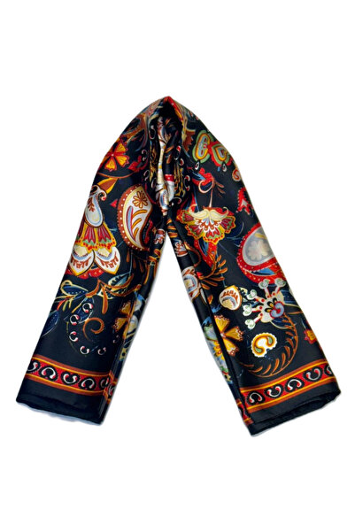 Nish&Chic Patterned Satin Scarf