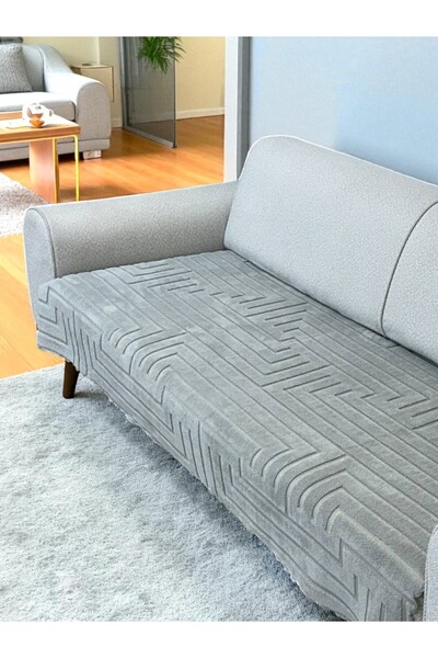 coverbox Kaymaz Taban Süngerli WELSOFT Koltuk - Çekyat Örtüsü 100x210 ( 1 adet )