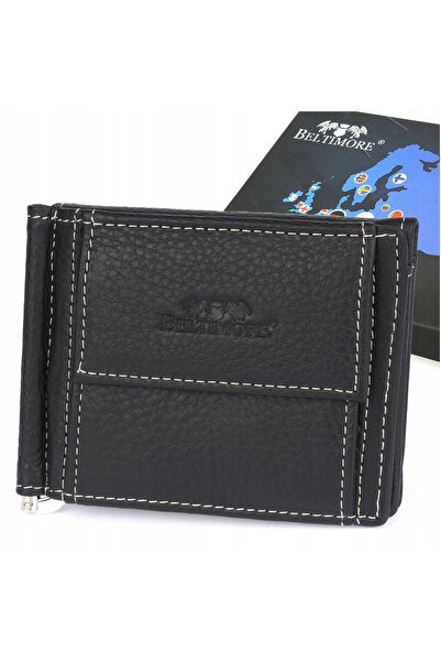 Other Portofel bărbătesc din piele, mic, negru, cu fantă pentru bancnote RFID...