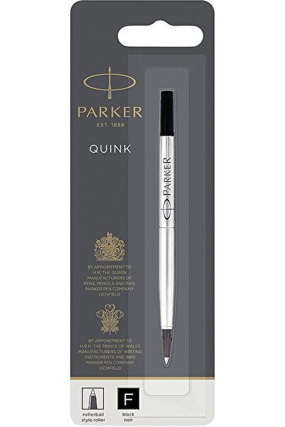 Parker Quink Rollerball Pen Refill, Medium Nib - Black