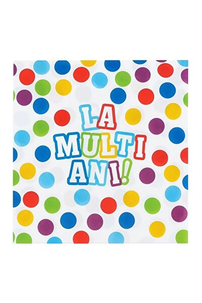 Funtimes Set 20 Servetele De Masa La Multi Ani |