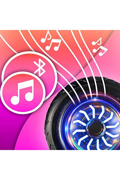 Other Electric Hoverboard — 6.5" Wheels, Bluetooth Speaker, LED Lights, with Protective Gear