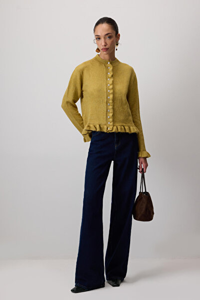 Touché Privé Frill Knitted Cardigan