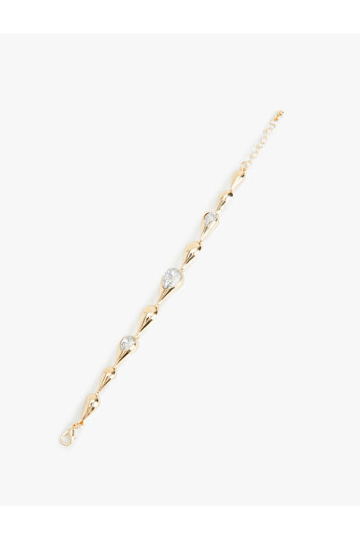 Koton Taş Detaylı Zincir Bileklik