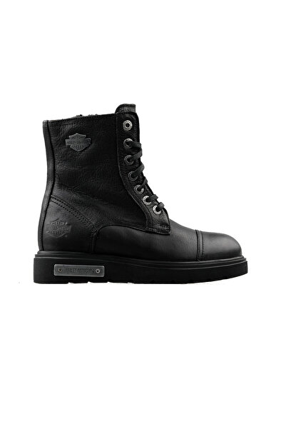 Harley Davidson Tums New Kadın Günlük Bot 025Z100630-BLACK-BASKILI-DERI Siyah