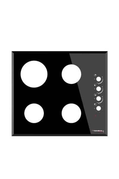 Termikel Ankastre Ocak Camı, Siyah 17053 (30679-BL)