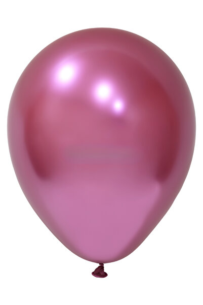 Cansüs 15-Piece 12-Inch Chrome Balloon Set Pink - Metallic Shiny Party and Decor Balloons